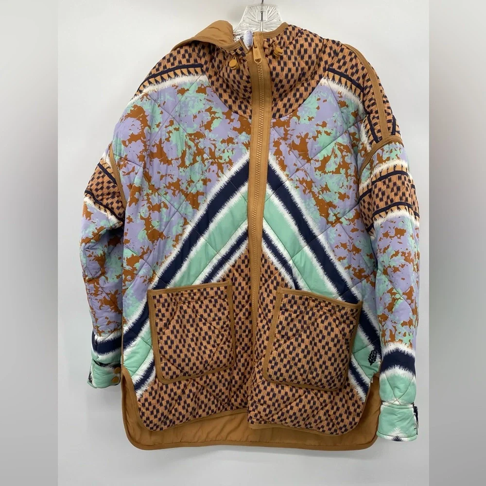 Free People Movement Pria Packable Puffer Oversized Hooded Jacket size S